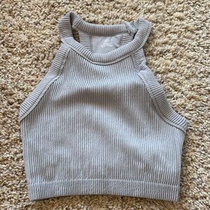 Aerie Ribbed Gray Top